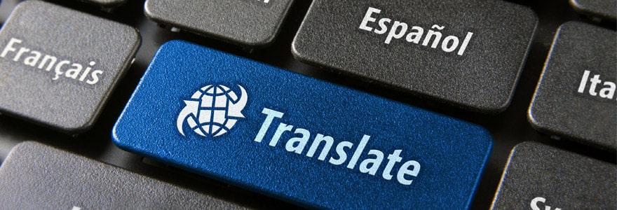 closeup of translation tool