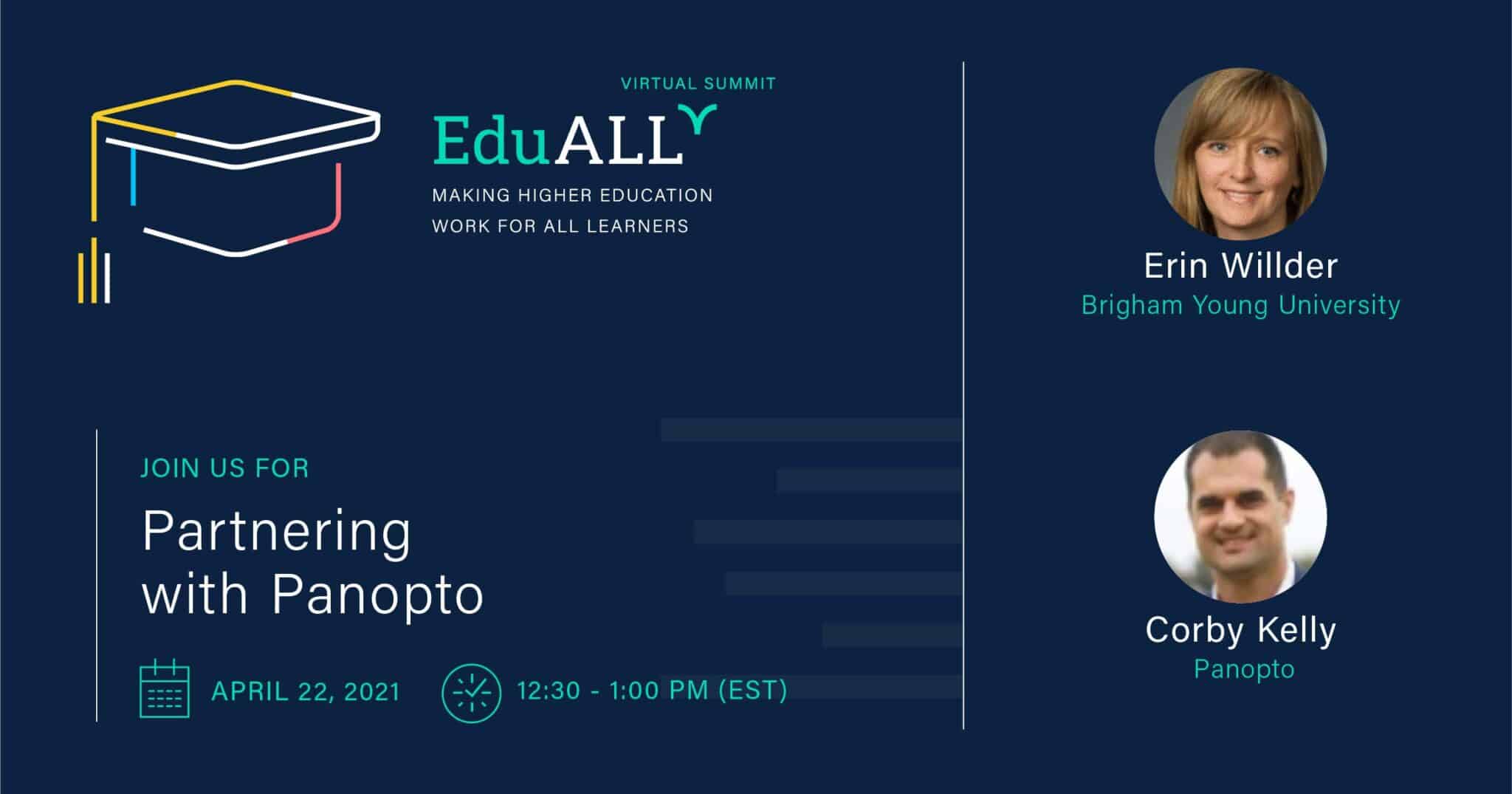 EduALL partnering with panopto event banner