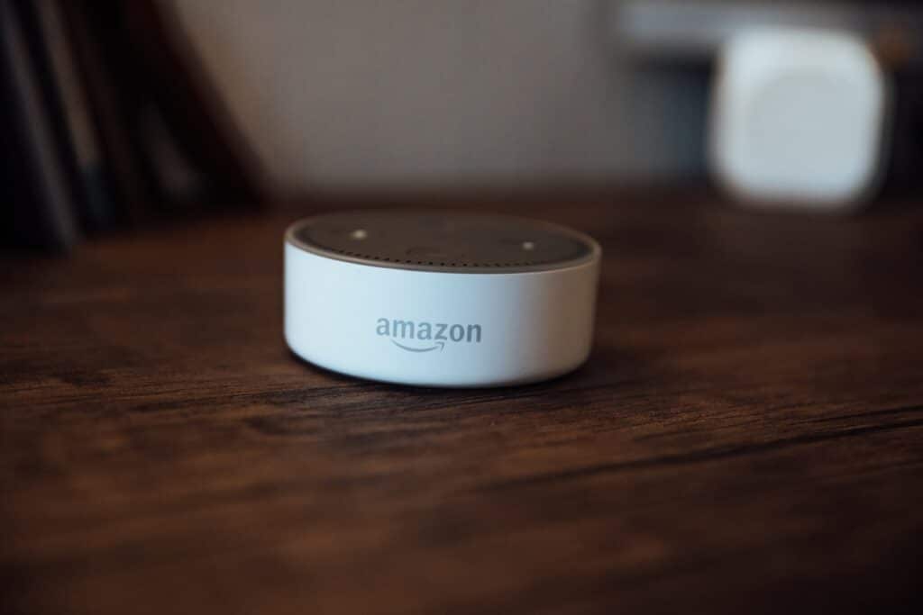 Amazon Dot voice assistant 