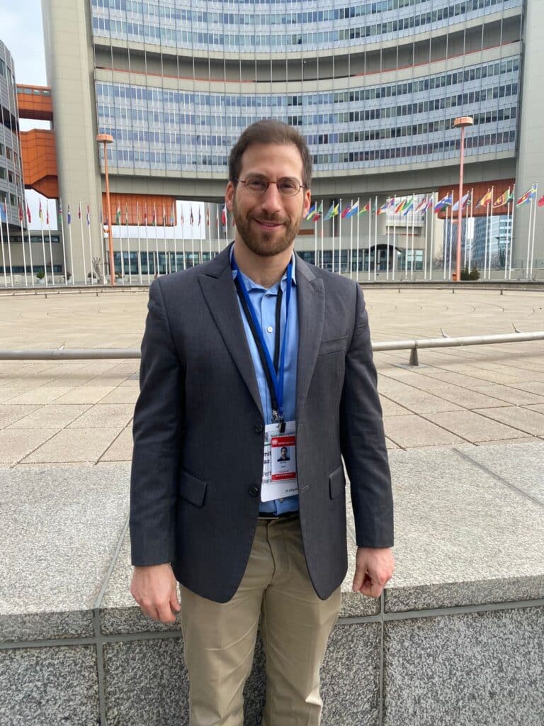Amit Paz at the United Nations Vienna Office 
