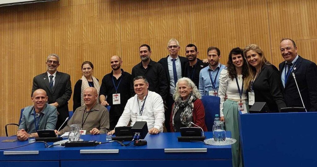The Israeli delegation at the Zero Project Conference