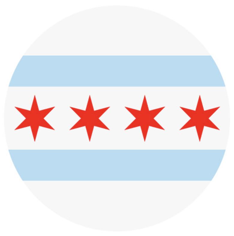 the Chicago flag
