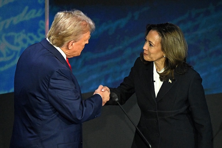 Debate handshake