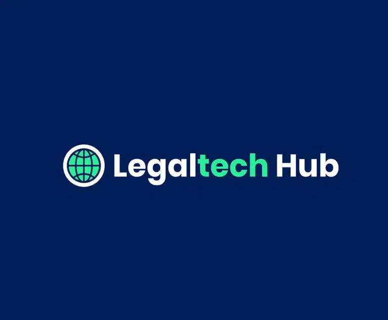 LegalTech Hub logo on a navy background