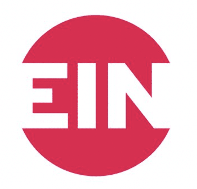EIN Presswire logo red circle with white text